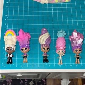 Blume Secret Surprise Dolls Lot of 6 Opened Dolls Not Complete
